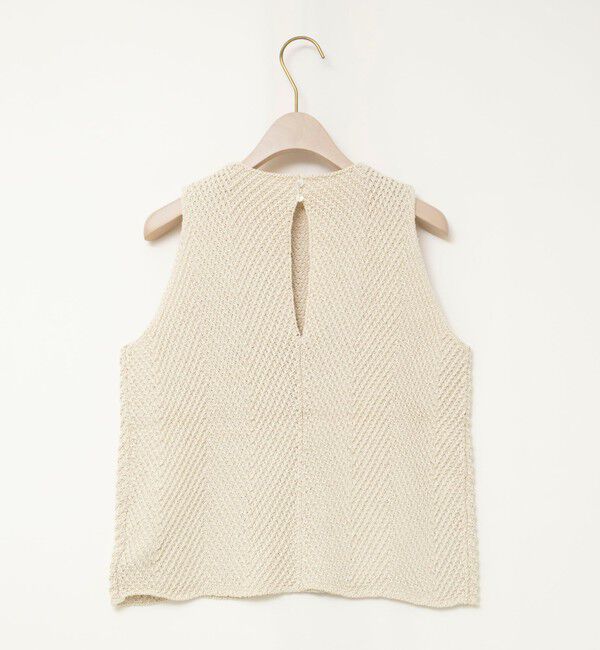 NOLLEY'S sophi「《セットアップ対応》【WALANCE/ワランス】paper knit sleeveless top」|ニット・セーター|