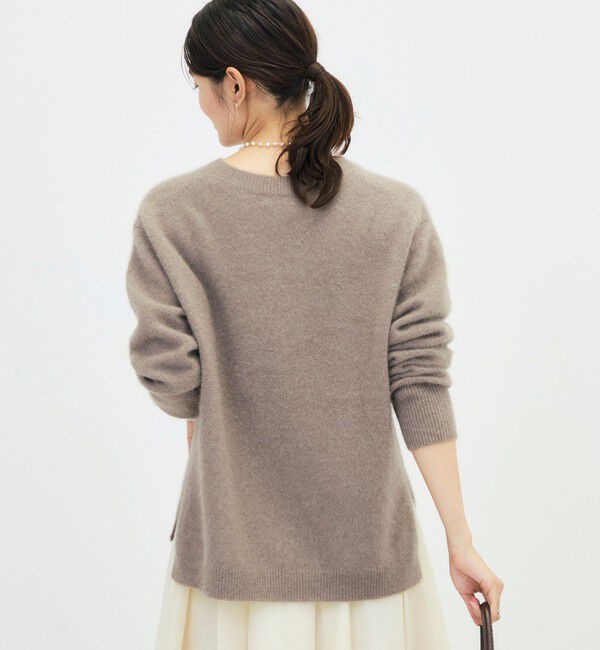 NOLLEY'S「ヘアリーVネックプルオーバー」|ニット・セーター|