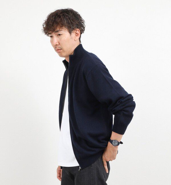 NOLLEY'S goodman「ウールカシミヤ スタンドジップニット 26AW」|ニット・セーター|