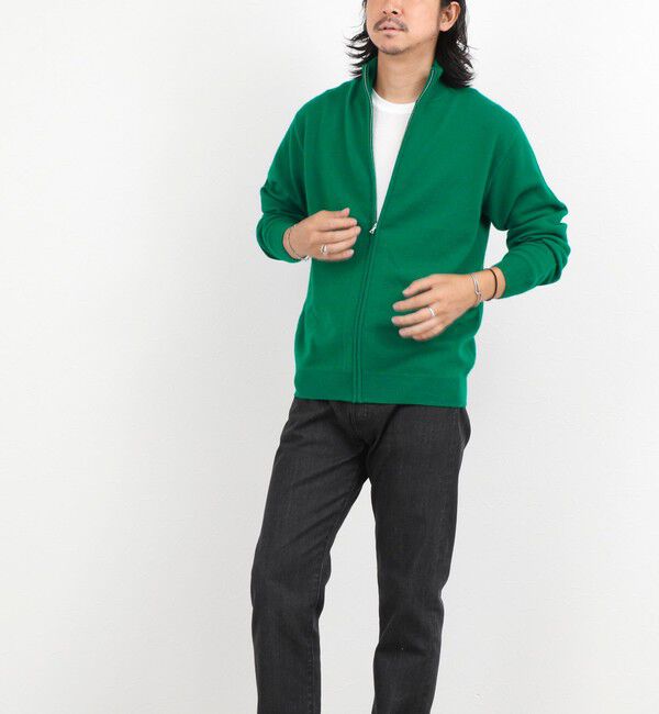 NOLLEY'S goodman「ウールカシミヤ スタンドジップニット 26AW」|ニット・セーター|