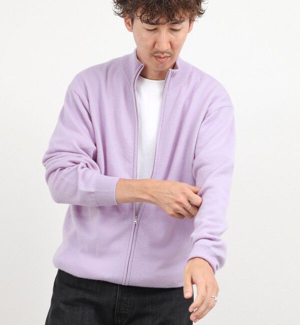 NOLLEY'S goodman「ウールカシミヤ スタンドジップニット 26AW」|ニット・セーター|