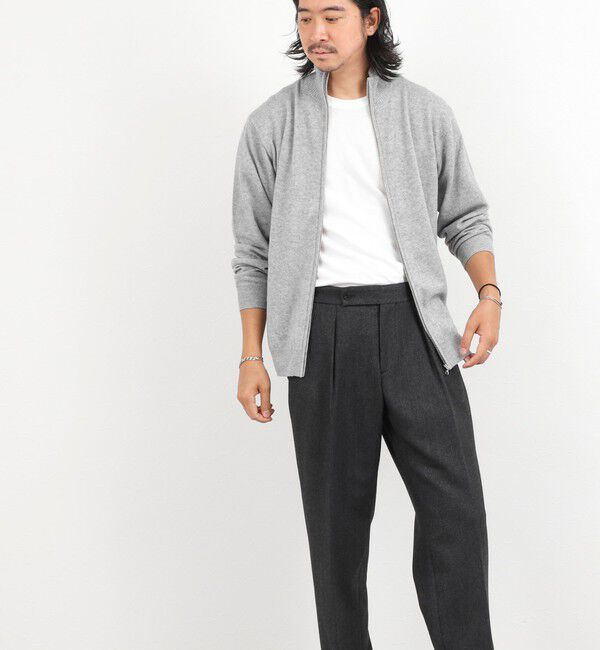 NOLLEY'S goodman「ウールカシミヤ スタンドジップニット 26AW」|ニット・セーター|