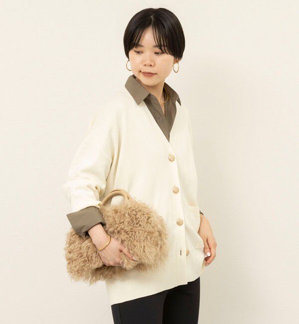 NOLLEY'S sophi「【EC限定】《手洗い可能》総針ビックVネックカーディガン」|カーディガン|