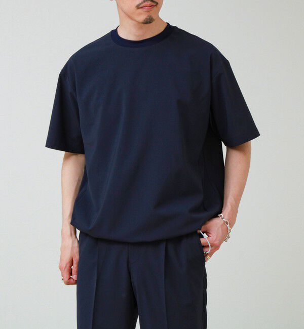 GLOSTER「【COOLMAX/セットアップ着用可能】ポリトロプルオーバーTシャツ」|Tシャツ・カットソー|