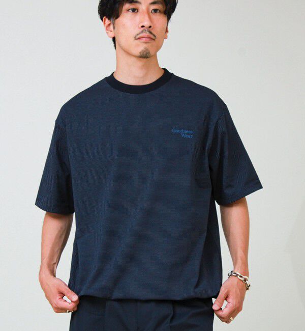 GLOSTER「【速乾性・ストレッチ性・抗ピリング性・耐洗濯性】水陸両用GOODNESS クルーネックTシャツ」|Tシャツ・カットソー|