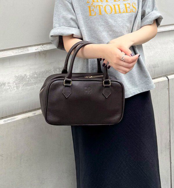 fredy emue「FR横長レザーボストンバッグ」|ボストンバッグ|