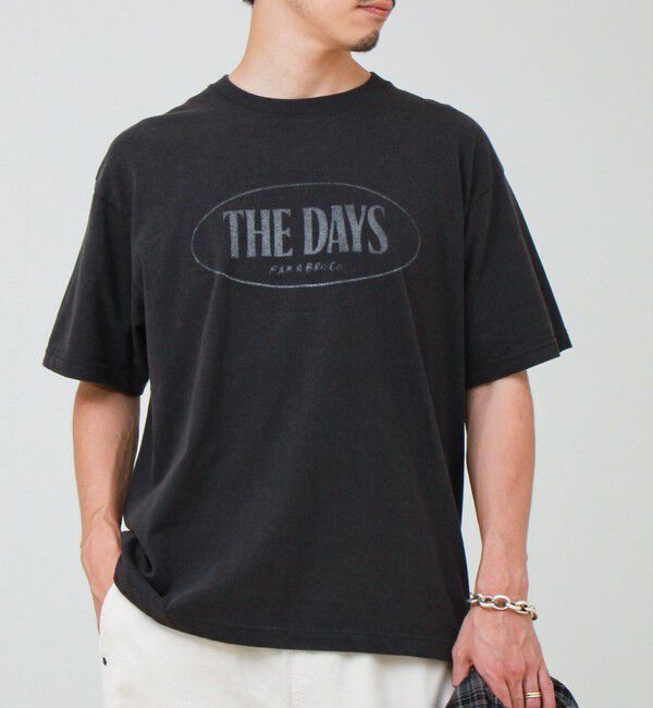 GLOSTER「【THE DAYS/ザ デイ】ORBAL 2 TEE オーバルロゴ Tシャツ リフレクタープリント」|Tシャツ・カットソー|