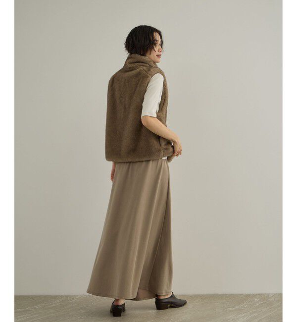 SALON adam et rope'「フェイクミンクファージレ」|ベスト・ジレ|