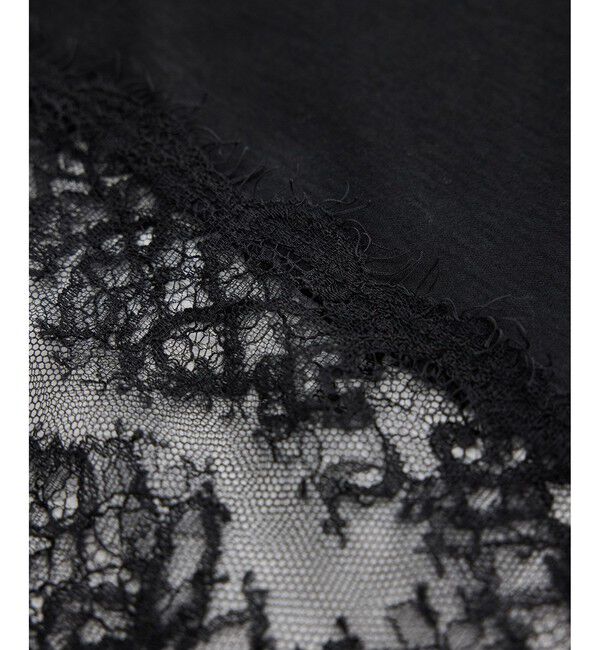 SALON adam et rope'「【WEB限定】ヘムレースプルオーバーカットソー」|Tシャツ・カットソー|