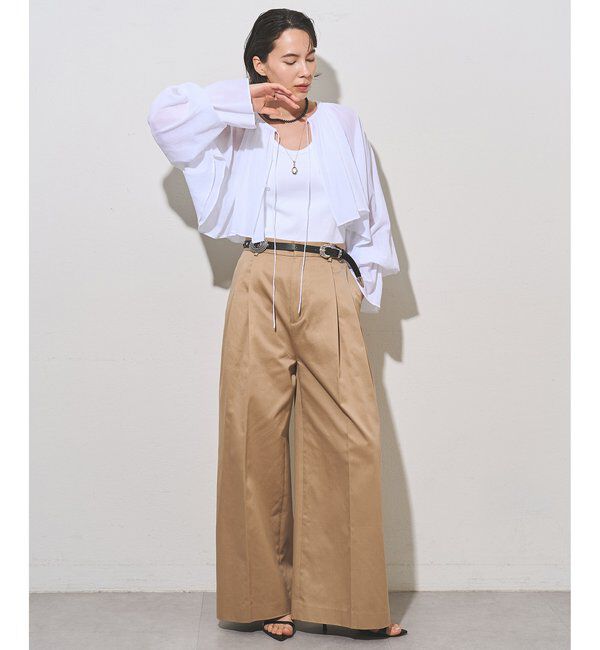  「TWILLタックパンツ」|その他|