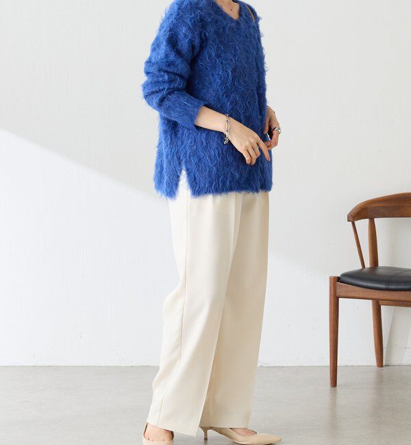  「【前後2WAY】ロングシャギーニットカーディガン」|ニット・セーター|