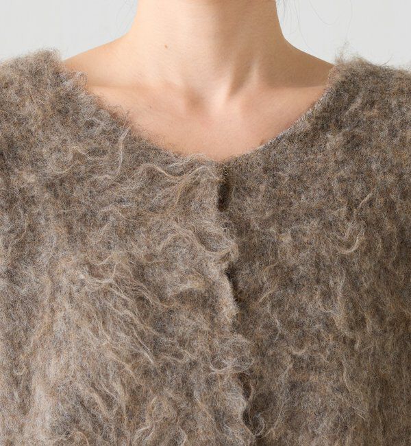  「【前後2WAY】ロングシャギーニットカーディガン」|ニット・セーター|