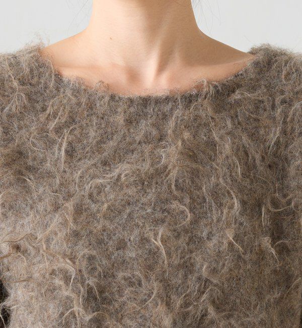  「【前後2WAY】ロングシャギーニットカーディガン」|ニット・セーター|