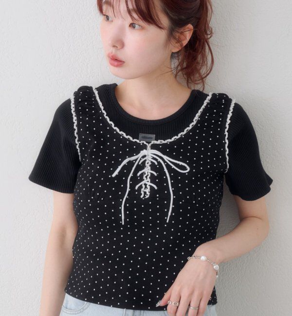 「ドットタンクレイヤードTee」|Tシャツ・カットソー|