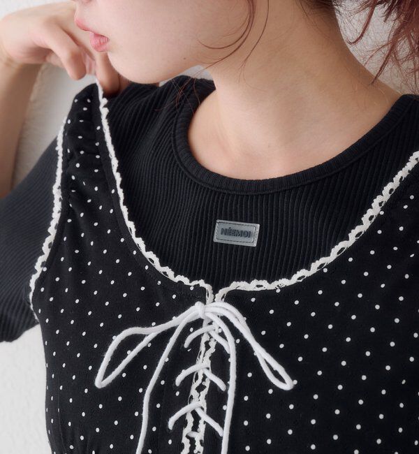  「ドットタンクレイヤードTee」|Tシャツ・カットソー|