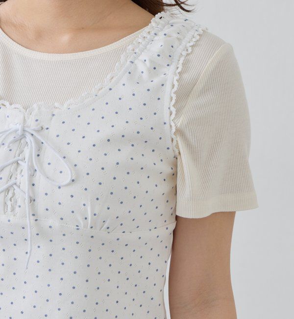  「ドットタンクレイヤードTee」|Tシャツ・カットソー|