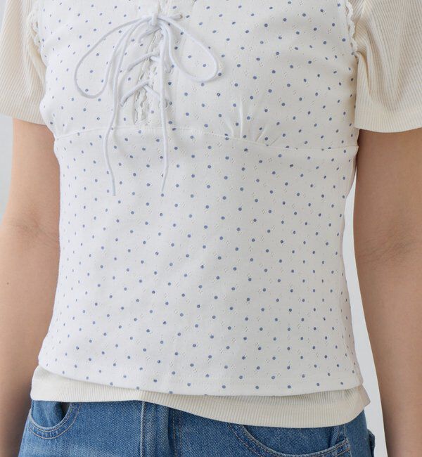  「ドットタンクレイヤードTee」|Tシャツ・カットソー|