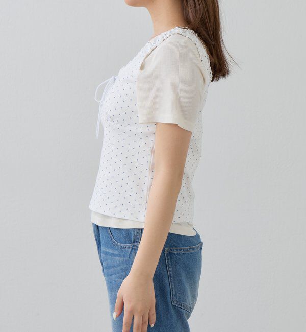  「ドットタンクレイヤードTee」|Tシャツ・カットソー|