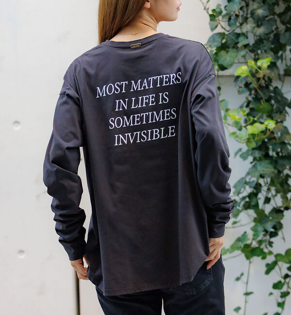 Rouge vif「【MICA&DEAL /マイカアンドディール】バックプリントロンT/カットソー/」|Tシャツ・カットソー|スミクロ