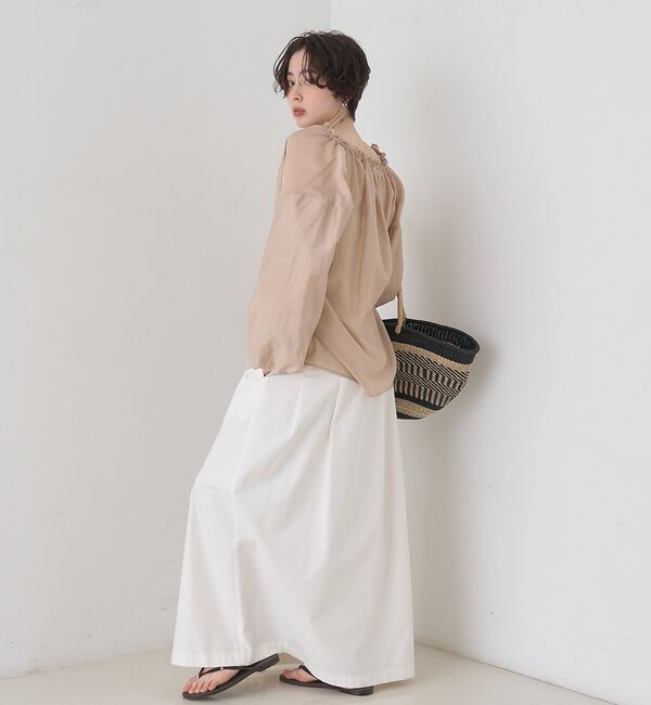 Rouge vif「【一部店舗限定】バルーンスリーブシアーブラウス」|シャツ・ブラウス|