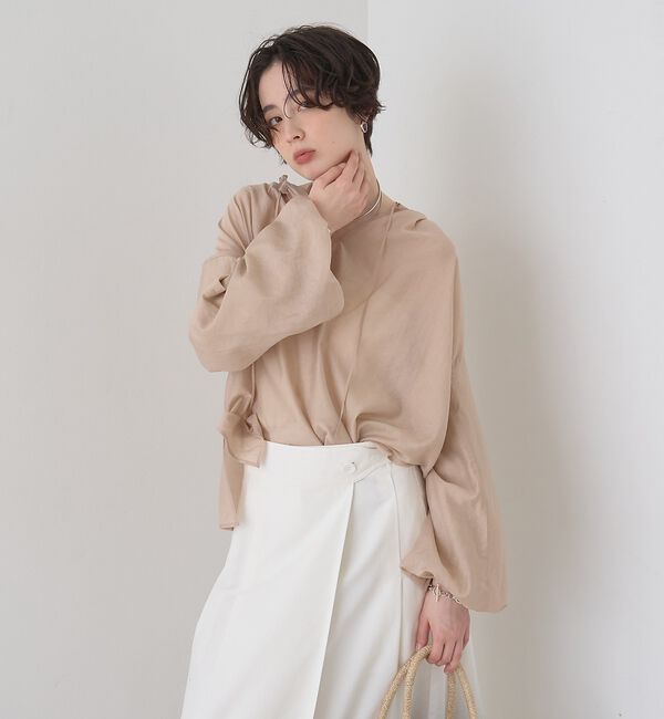 Rouge vif「【一部店舗限定】バルーンスリーブシアーブラウス」|シャツ・ブラウス|