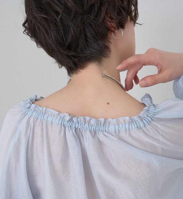 Rouge vif「【一部店舗限定】バルーンスリーブシアーブラウス」|シャツ・ブラウス|