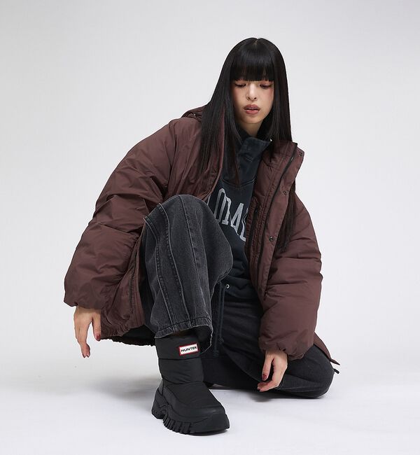 Rouge vif「【HUNTER/ハンター】INTREPID WANDERER SNOW BOOT」|ショートブーツ|