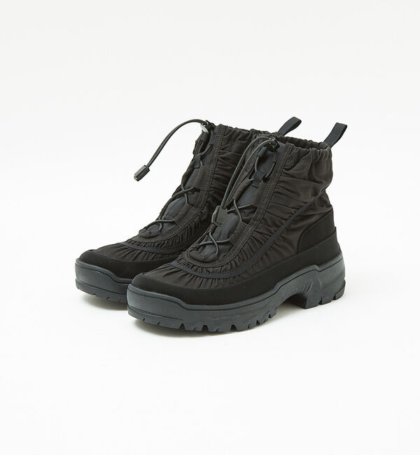 AU BANNISTER「【Vibram/ヴィブラムソール】スノーブーツ」|ショートブーツ|ブラック
