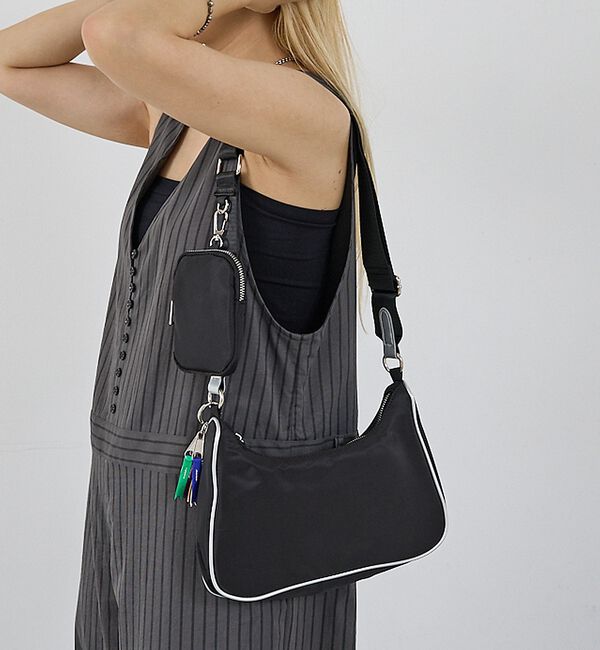 NOMINE「【cheek】square shoulder スクエア ショルダーバッグ」|ショルダー・メッセンジャー|