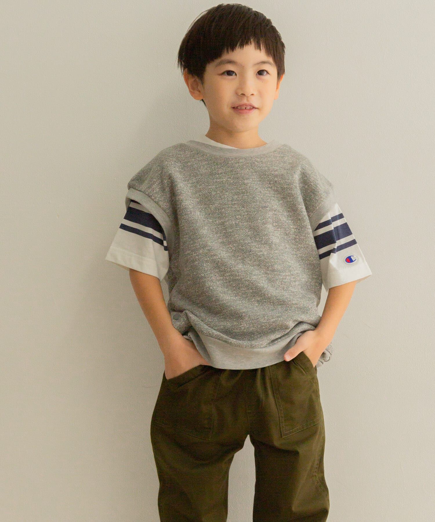 URBAN RESEARCH DOORS「クルーネックミニ裏毛ベスト(KIDS)」|その他|