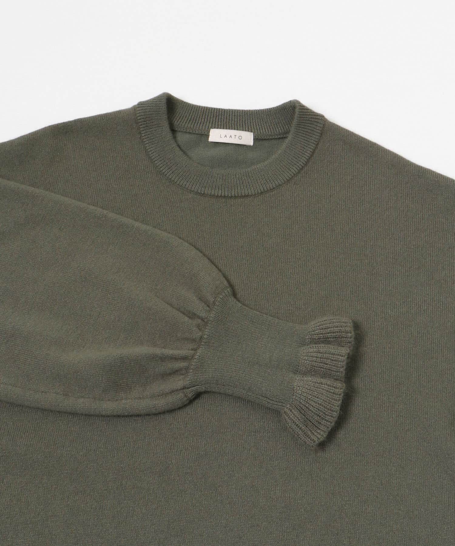 LAATO「frill sleeve knit」|ニット・セーター|