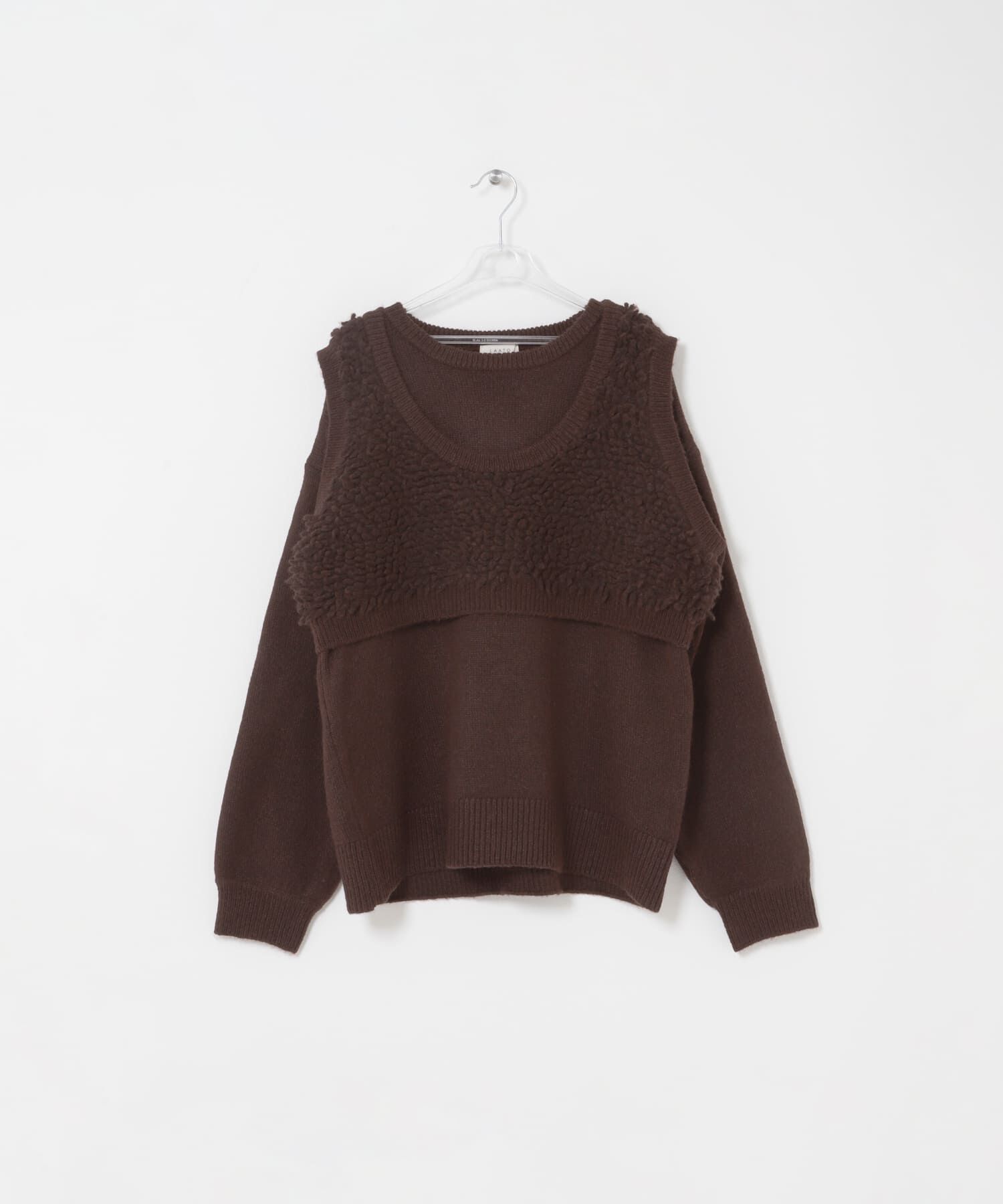 LAATO「mokomoko knit set」|ニット・セーター|ブラウン