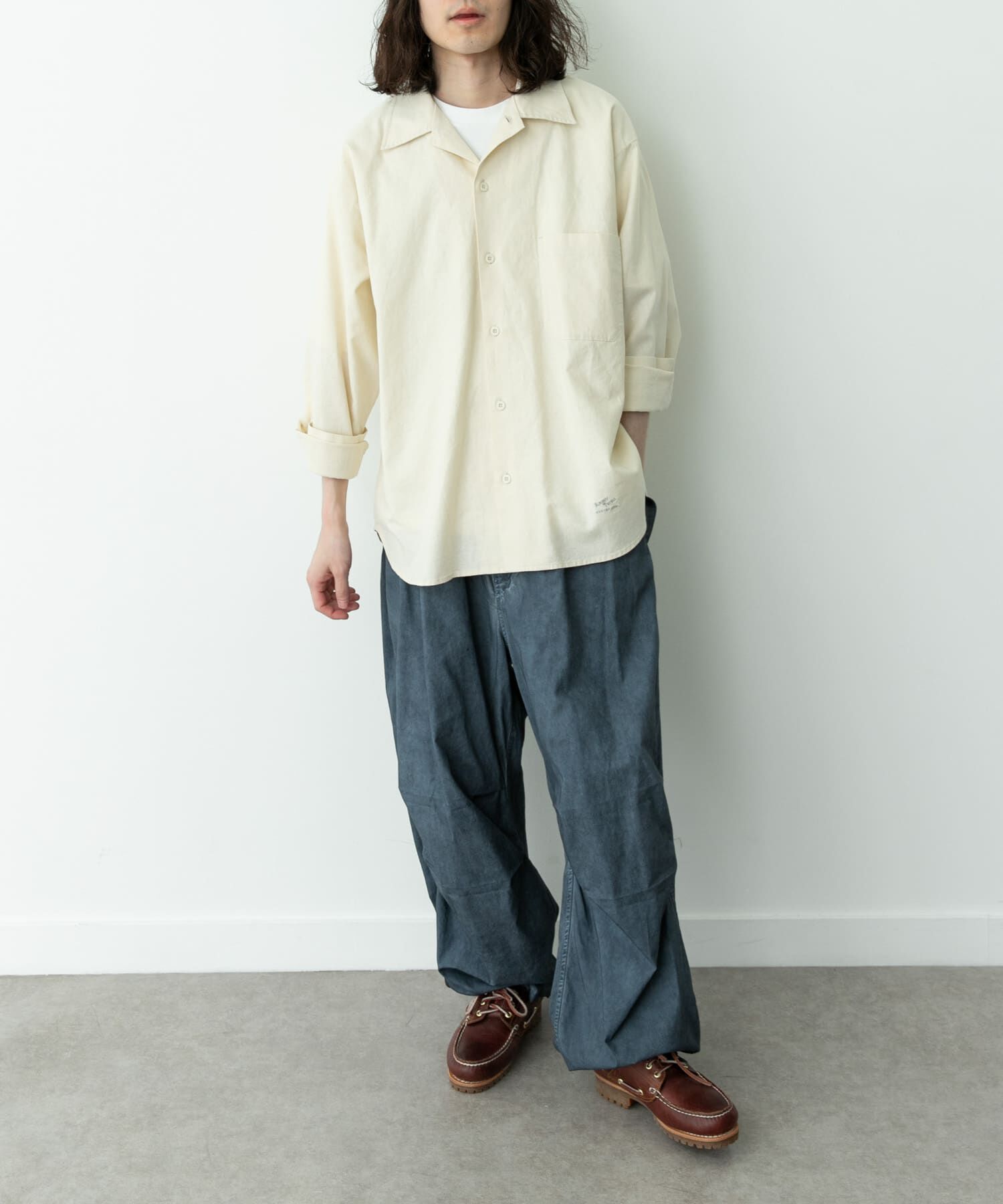 Sonny Label 「ARMY TWILL　COTTON LINEN UTILITYSHIRTS」|シャツ・ブラウス|