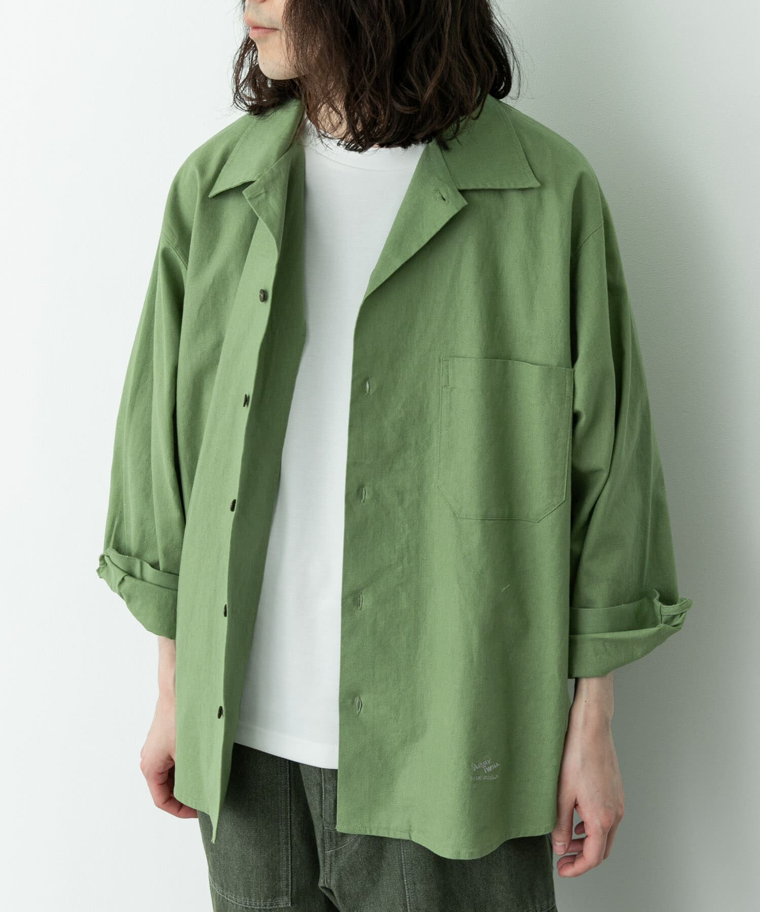 Sonny Label 「ARMY TWILL　COTTON LINEN UTILITYSHIRTS」|シャツ・ブラウス|