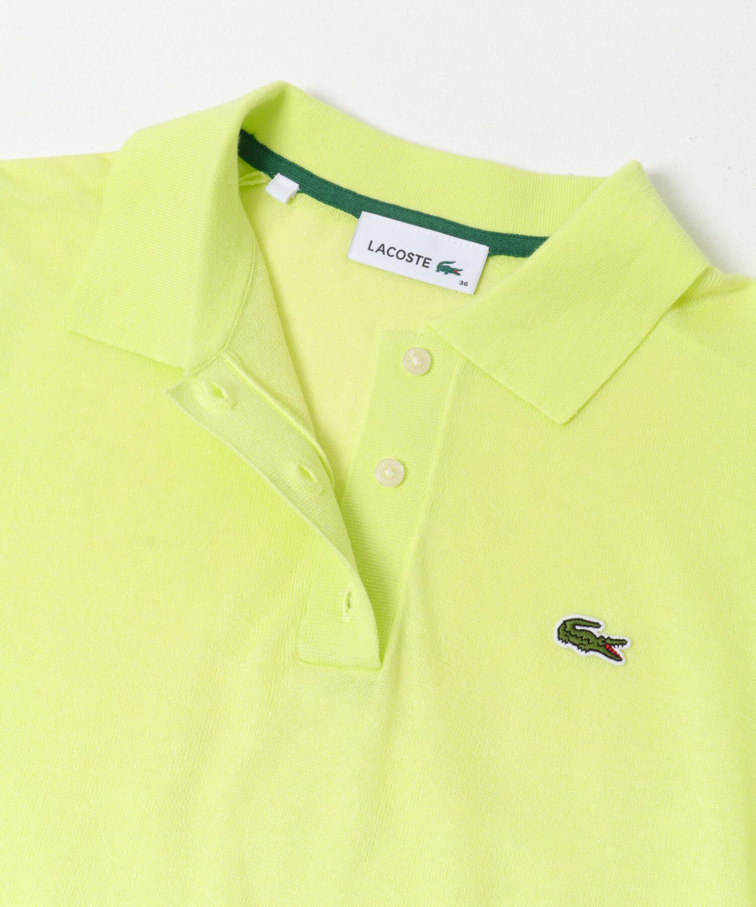 URBAN RESEARCH DOORS「LACOSTE　ラメニットポロシャツ」|ニット・セーター|