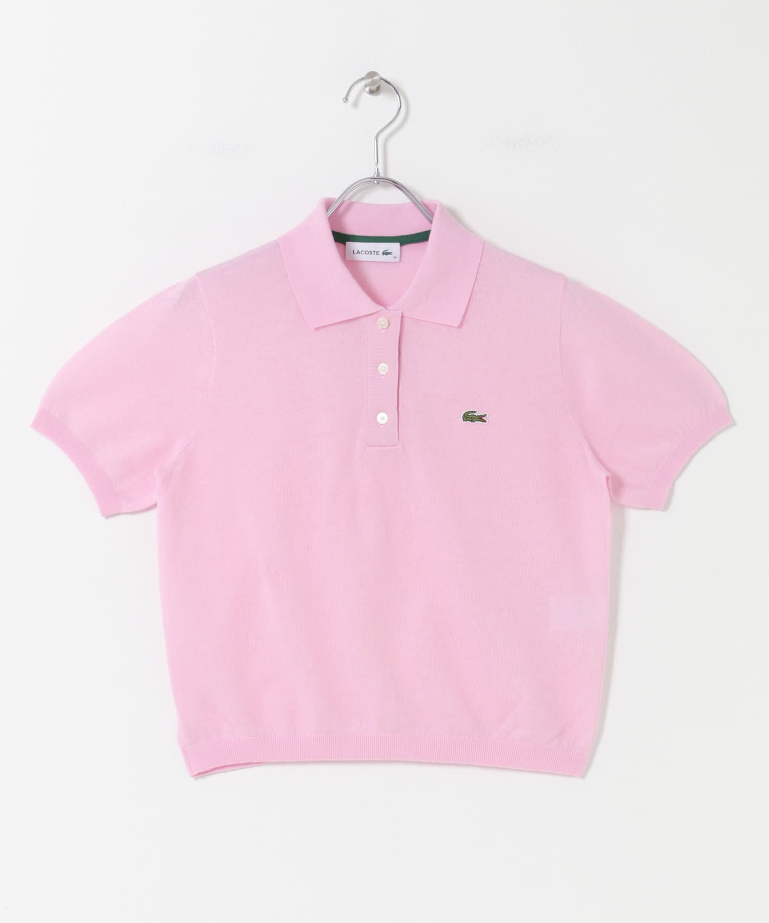 URBAN RESEARCH DOORS「LACOSTE　ラメニットポロシャツ」|ニット・セーター|