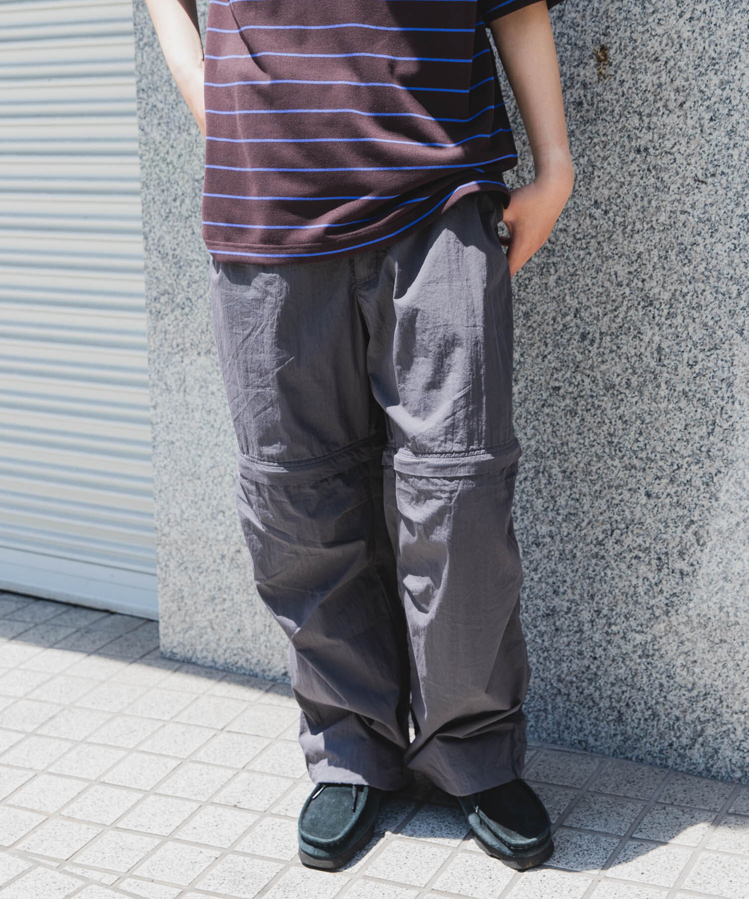URBAN RESEARCH DOORS「FORK&SPOON　コンバーチブルパンツ」|その他|グレー