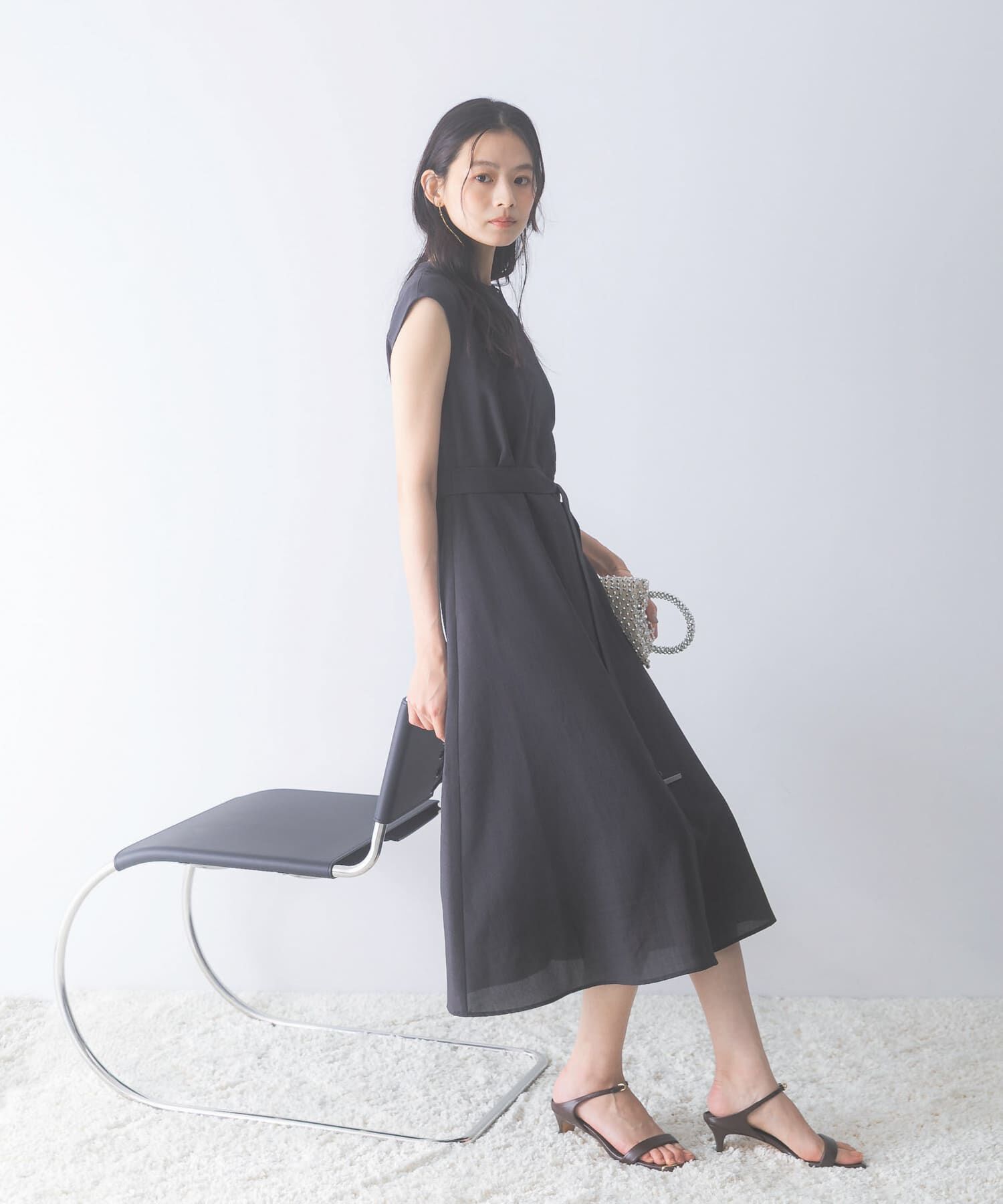 URBAN RESEARCH ROSSO「『UR TECH DRYLUXE』ポケットデザインワンピース」|ワンピース|