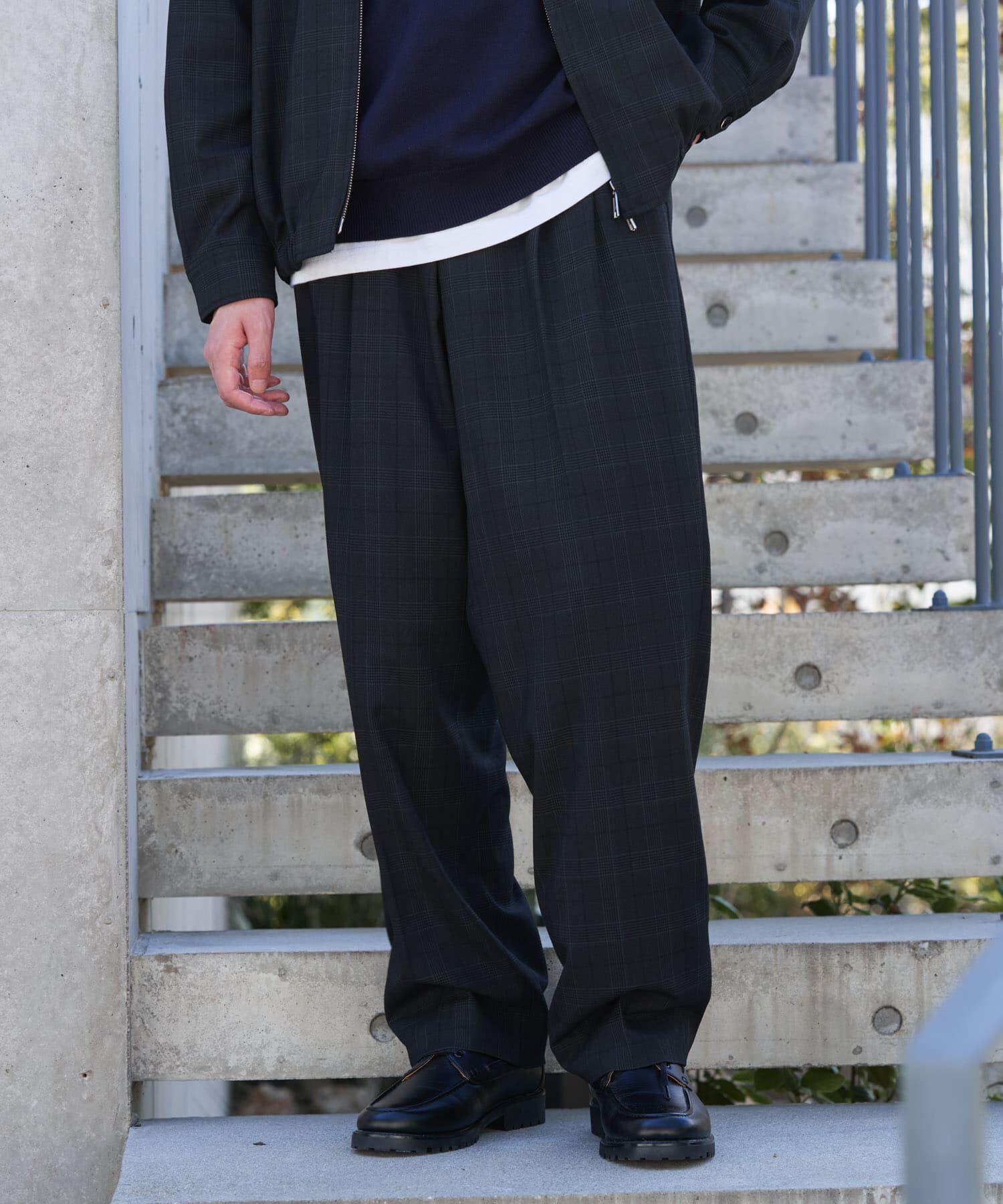 URBAN RESEARCH DOORS「『UR TECH』完声2タックワイドトラウザー」|その他|