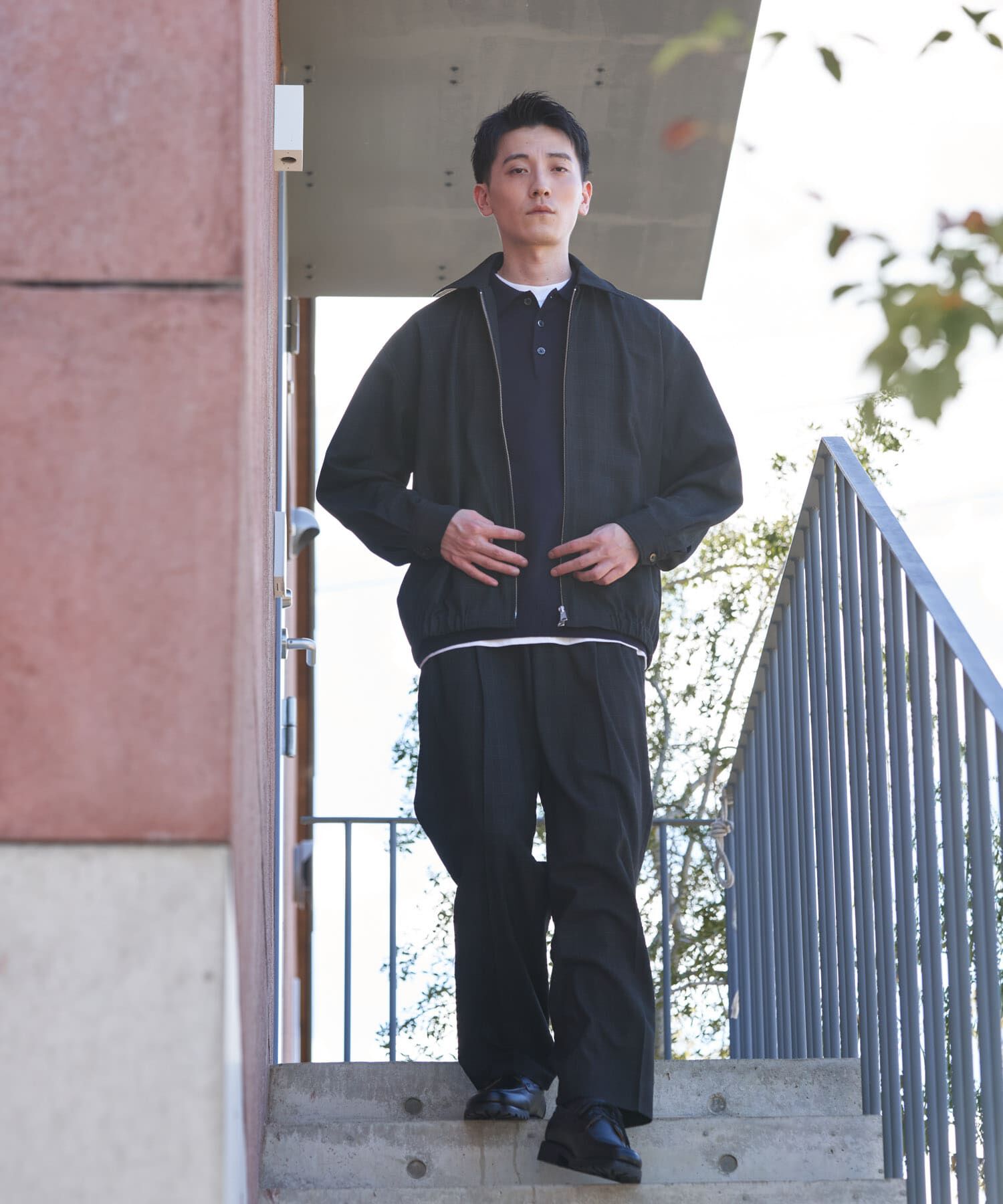 URBAN RESEARCH DOORS「『UR TECH』完声2タックワイドトラウザー」|その他|