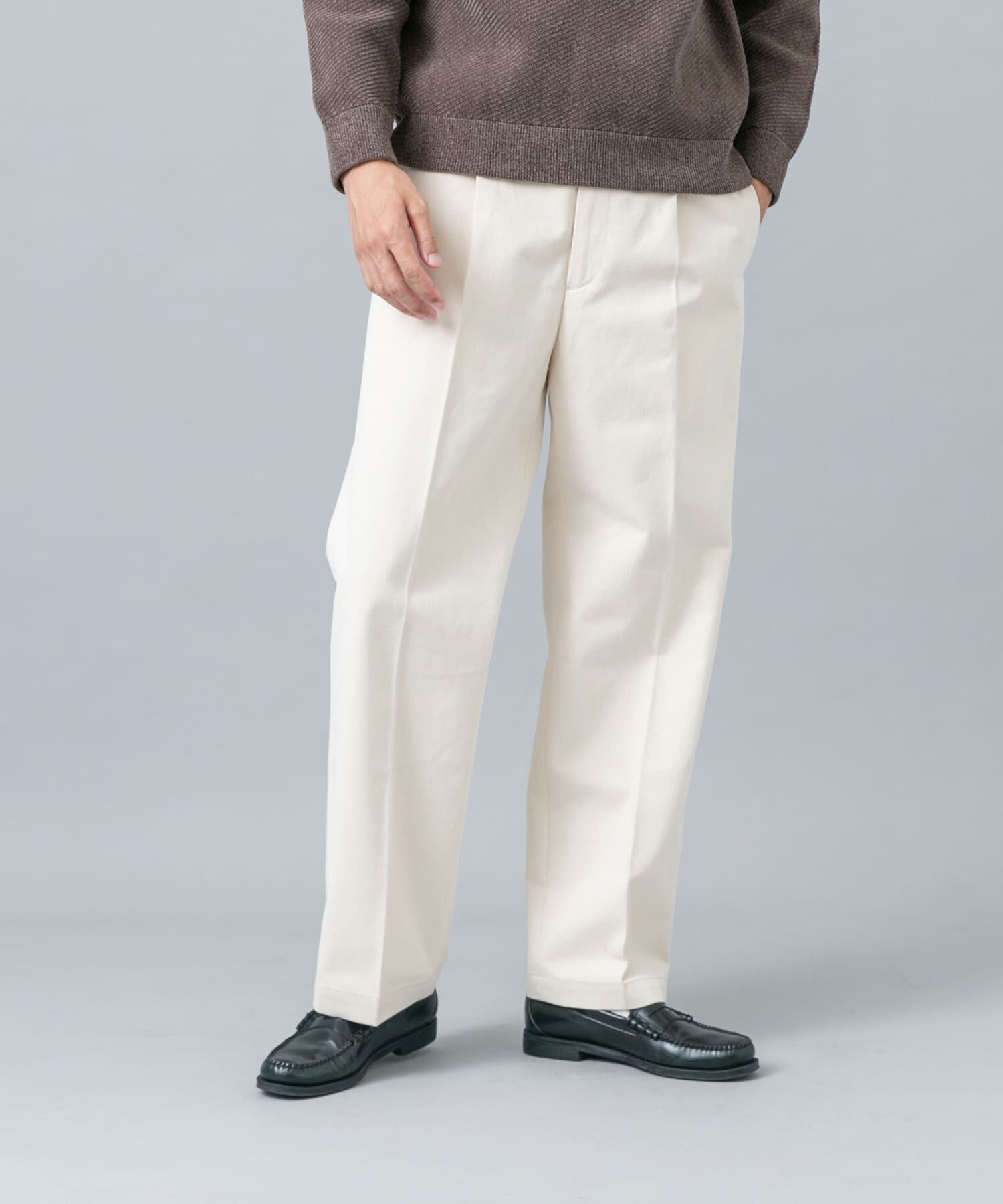 URBAN RESEARCH ROSSO「『セットアップ対応』 モールスキン1タックワイドスラックス」|その他|