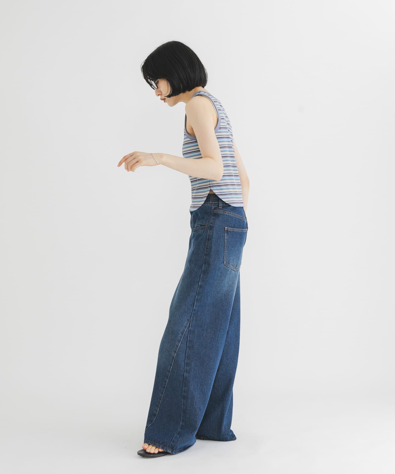 「クロップドタンクトップ」|タンクトップ|