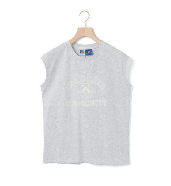 MARMARMAR「MARMARMAR COLUMBIA UNIVERSITY ノースリーブT」|Tシャツ・カットソー|ライトグレー