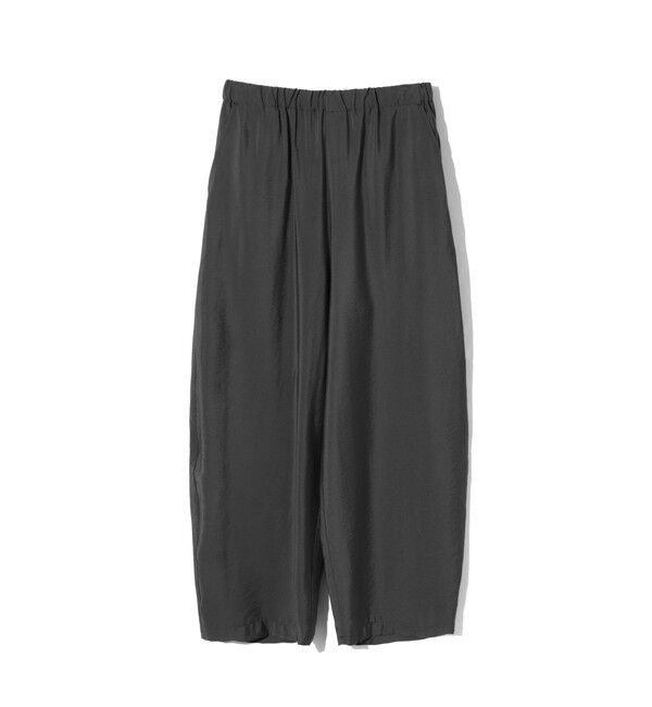 MIDIUMISOLID「MIDIUMISOLID for Ladies ポプリンイージーパンツ」|その他|ブラック