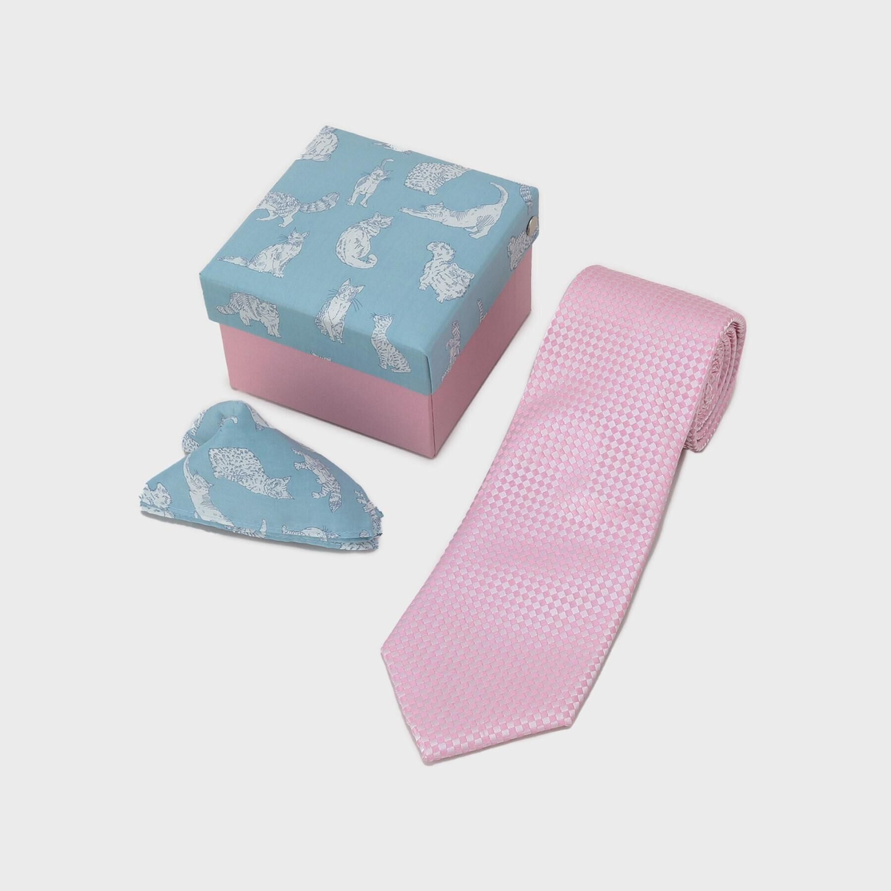 TAKEO KIKUCHI「【BOXセット】ベーシックネクタイ＆リバティハンカチ 特製ギフトセット」|ネクタイ・蝶ネクタイ|