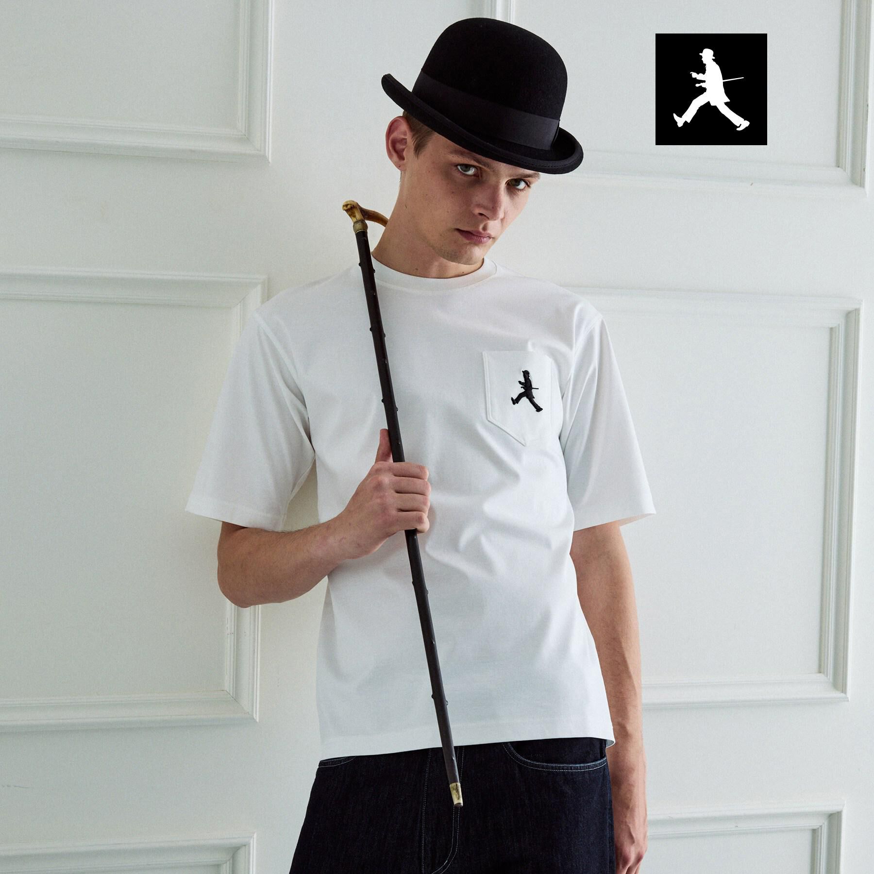 TAKEO KIKUCHI「【BOWLER HAT LABEL】アイスクリアコットンボーラーハットウォーカー 半袖ポケT」|Tシャツ・カットソー|