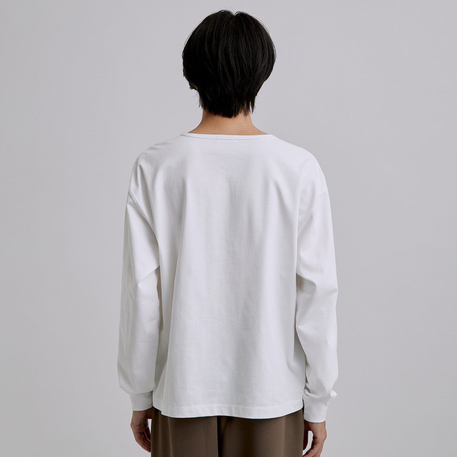 tk.TAKEO KIKUCHI「ヘンリーネック長袖Tシャツ」|Tシャツ・カットソー|