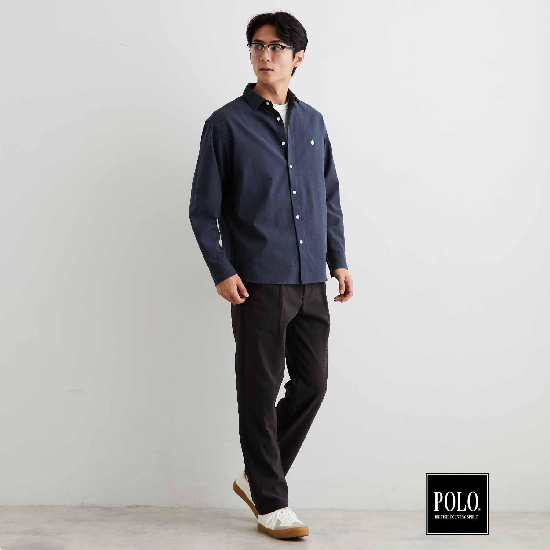 THE SHOP TK「POLO BCS/アソート長袖シャツ」|シャツ・ブラウス|