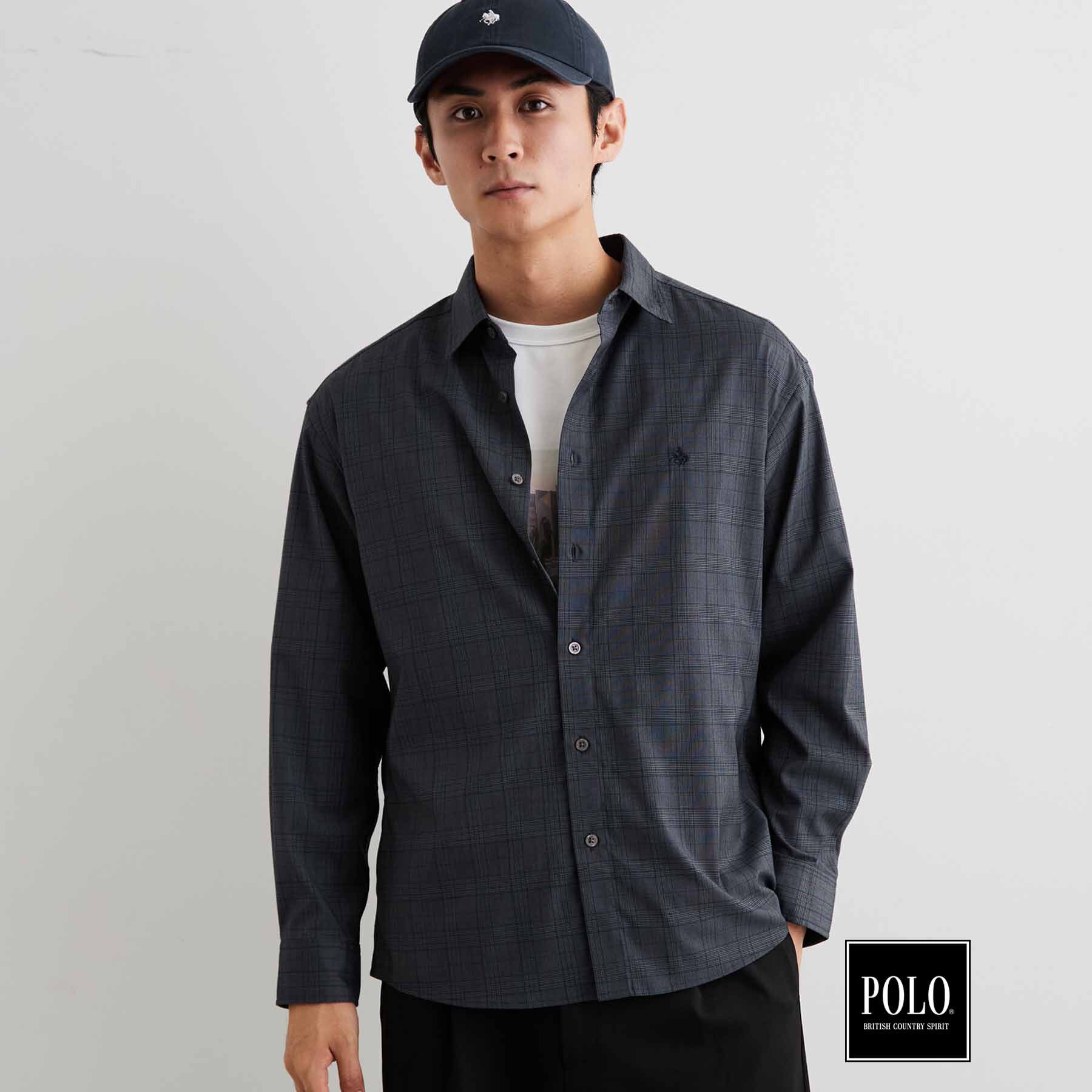 THE SHOP TK「POLO BCS/アソート長袖シャツ」|シャツ・ブラウス|