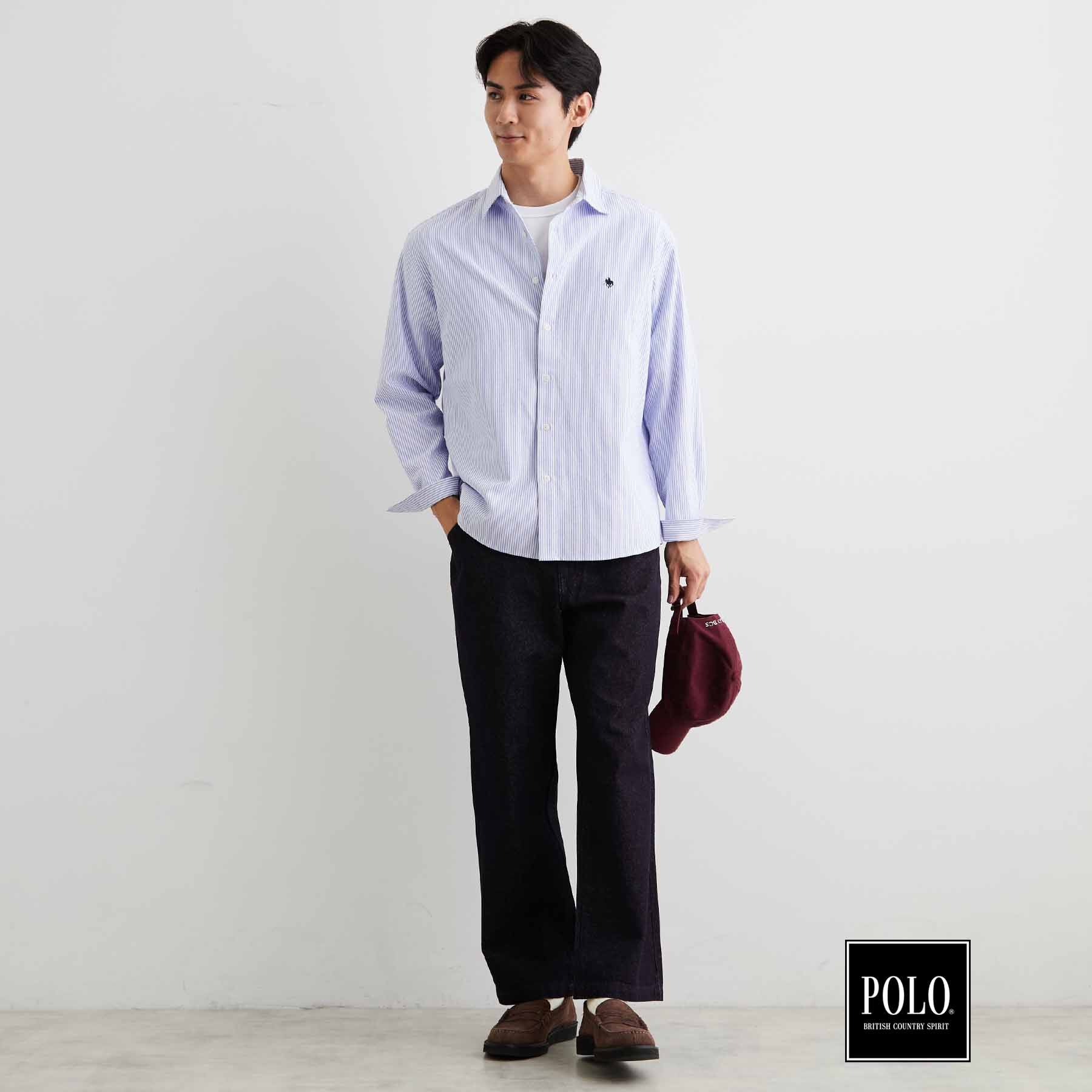 THE SHOP TK「POLO BCS/アソート長袖シャツ」|シャツ・ブラウス|